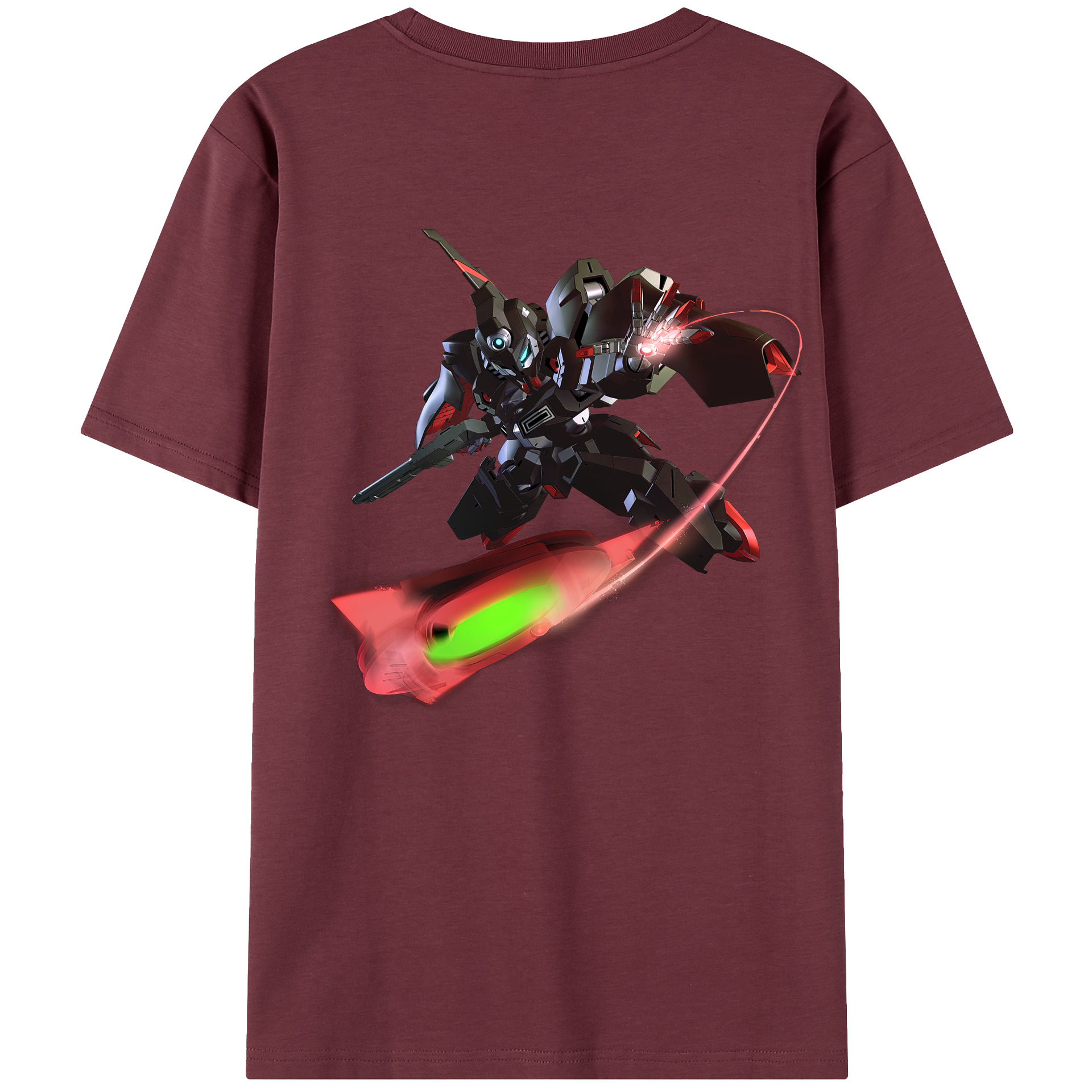 （画像用） 機動戦士ガンダム Mobile Suit Gundam 綿100％半袖Tシャツ（背面プリント）